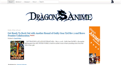 Desktop Screenshot of dragonsanime.com