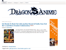 Tablet Screenshot of dragonsanime.com